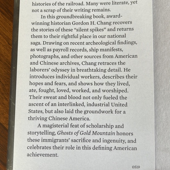 GHOSTS OF GOLD MOUNTAIN - BY GORDON H. CHANG - HARDCOVER - Picture 6 of 11